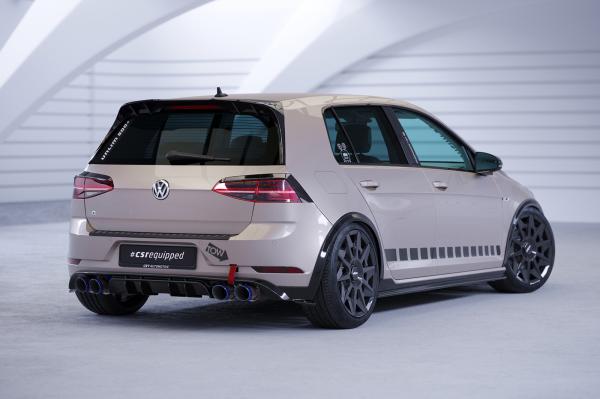 CSR Kotflügelverbreiterung für VW Golf 7 (Typ AU) VB033-C Carbon Look Hochglanz (keine Lackierung erforderlich)