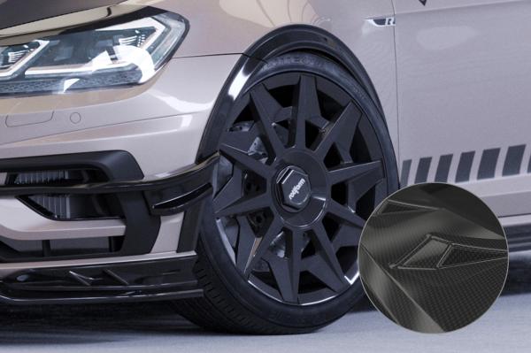CSR Kotflügelverbreiterung für VW Golf 7 (Typ AU) VB033-C Carbon Look Hochglanz (keine Lackierung erforderlich)