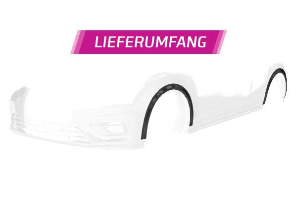 CSR Kotflügelverbreiterung für VW Golf 7 (Typ AU) VB033-C Carbon Look Hochglanz (keine Lackierung erforderlich)