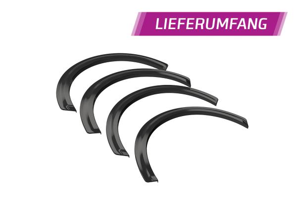 CSR Kotflügelverbreiterung für Opel Astra L VB037-G Glossy schwarz Hochglanz (keine Lackierung erforderlich)