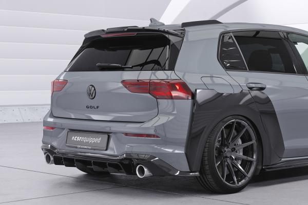 CSR Kotflügelverbreiterung für VW Golf 8 VB038-G Glossy schwarz Hochglanz (keine Lackierung erforderlich)