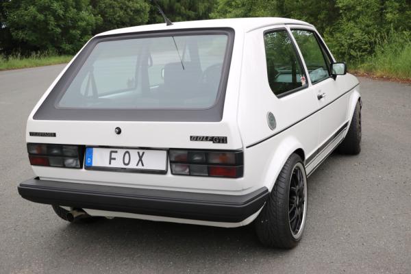 Fox passend für VW Golf I GTI Endschalldämpfer Ø63,5mm - 1x63,5 Typ 23  VW050001-253