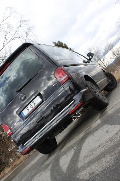 Fox passend für VW Bus T5/ T6 Endschalldämpfer - 2x88x74 Typ 33 VW131012-364