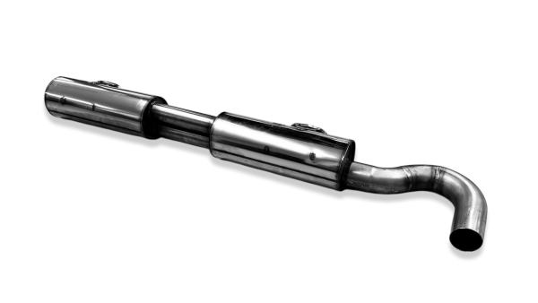 Fox passend für VW Bus T3 Endschalldämpfer - 1x63 scharfkantig VW136005-004