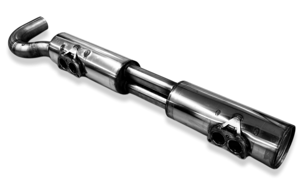 Fox passend für VW Bus T3 Endschalldämpfer - 1x63 scharfkantig VW136005-004