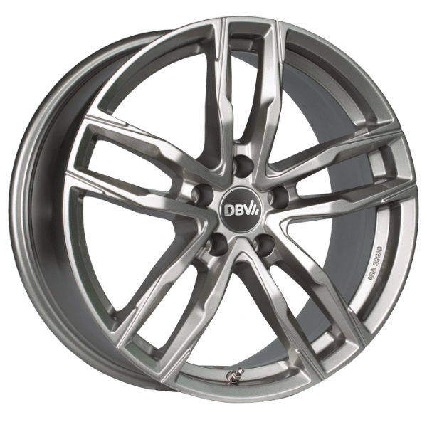 DBV Alufelge Vienna II hyper silber 8.5x19 ET35 5x120 Nabe 72.6 KBA 53629