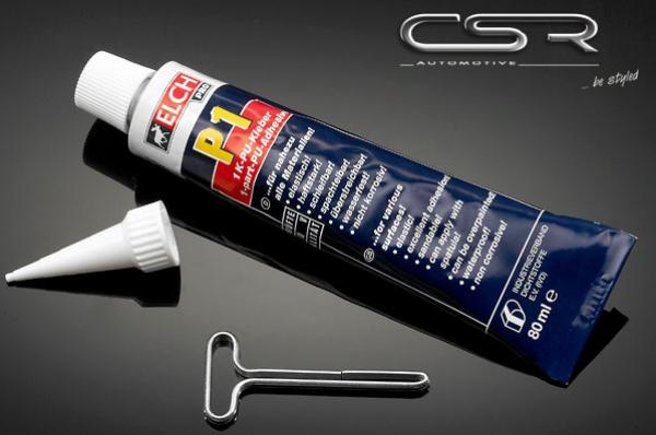 CSR Zubehör Set universal Renngitter silber + Kleber PS006