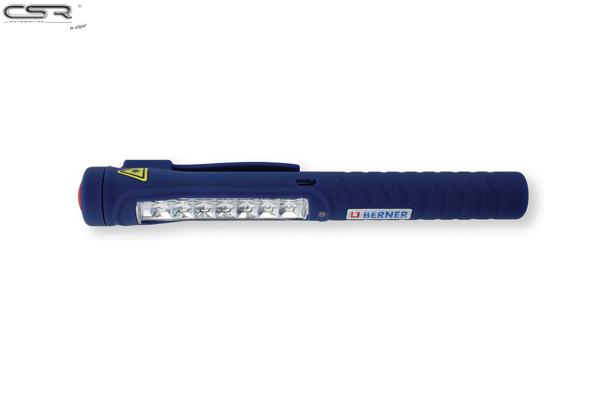 CSR Berner LED Pen Light 7+1 Micro USB Taschenlampe Werkstattlampe ZB139