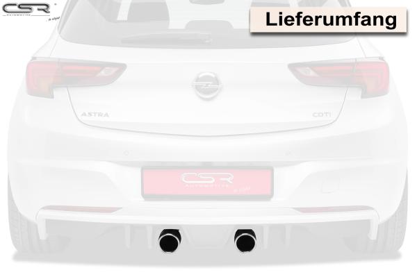 CSR Endrohrblenden für Endschalldämpfer für Opel Astra K ZB154
