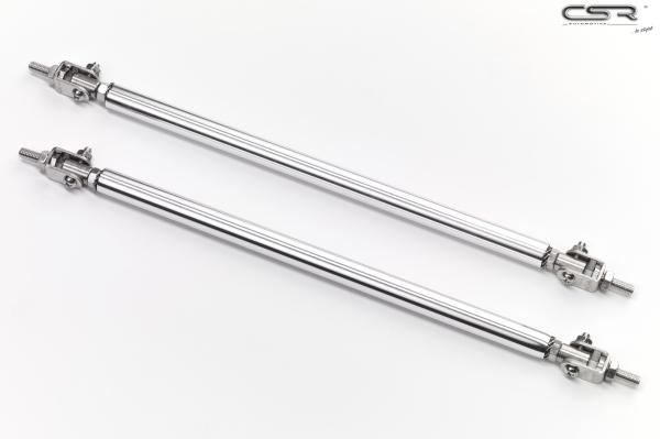 CSR Universal Spoiler Stabilisatoren verstellbar 200-260mm silber ZB161