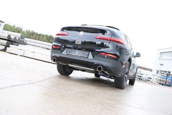 Fox passend für BMW X3 G01/ X4 G02 - 20i Endschalldämpfer quer Ausgang rechts/links - 1x90 Typ 16 rechts/links BM171005-131