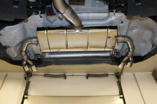 Fox passend für BMW X3 G01/ X4 G02 - 20i Endschalldämpfer quer Ausgang rechts/links - 2x80 Typ 25 rechts/links BM171005-290