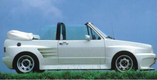 Kerscher Karosseriebausatz Breitversion Cabrio für VW Golf 1 Cabrio GFK inkl. Teilegutachten