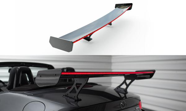 Maxton Design Carbon Spoiler JDM Style + LED für Mazda MX-5 ND (Mk4)