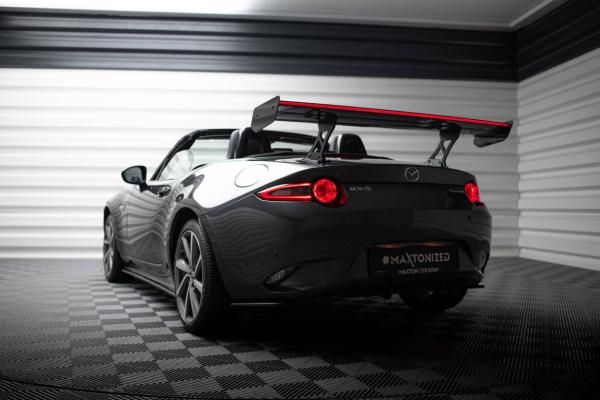 Maxton Design Carbon Spoiler JDM Style + LED für Mazda MX-5 ND (Mk4)