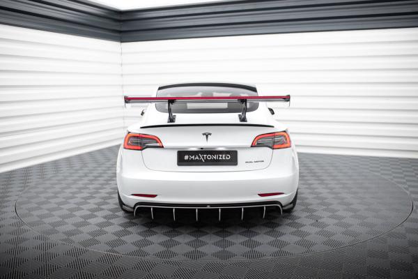 Maxton Design Carbon Spoiler + LED für Tesla Model 3
