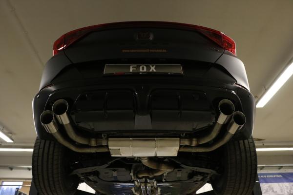 Fox passend für CUPRA Formentor 4x4 - VZ5 Endschalldämpfer mit 2 Abgasklappen - 2x100 und 2x90 Typ 25 CU100015-294M