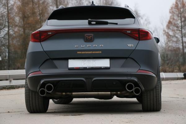 Fox passend für CUPRA Formentor 4x4 - VZ5 Endschalldämpfer mit 2 Abgasklappen - 2x100 und 2x90 Typ 25 CU100015-294M