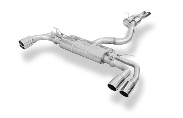Fox passend für CUPRA Formentor 4x4 - VZ5 Endschalldämpfer mit 2 Abgasklappen - 2x88x74 Typ 32 rechts/links und Vorschalldämpfer CU100015-344ANL