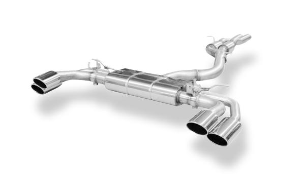 Fox passend für CUPRA Formentor 4x4 - VZ5 Endschalldämpfer mit 2 Abgasklappen - 2x115x85 Typ 44 rechts/links und Vorschalldämpfer CU100015-348ANL