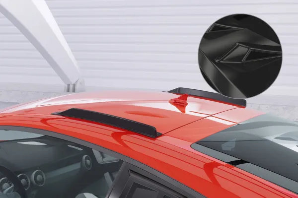 CSR Dachfinnen mit ABE für Audi TT / TTS / TTRS FV 8S Coupe DF014-G Glossy schwarz Hochglanz (keine Lackierung erforderlich)