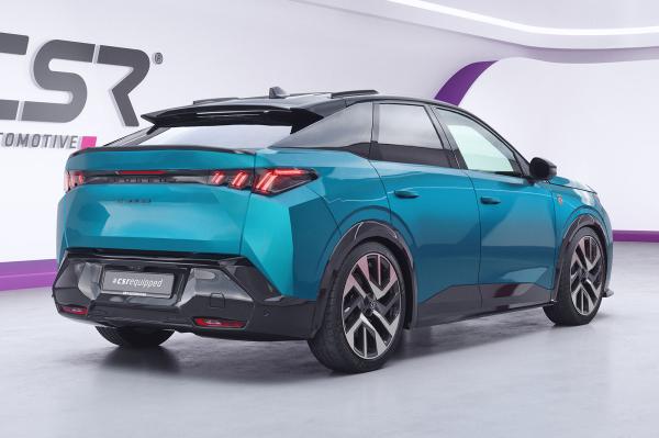 CSR Dachfinnen mit ABE für Peugeot 3008 (3. Gen) / E-3008 DF044-C Carbon Look Hochglanz (keine Lackierung erforderlich)