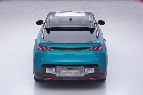 CSR Dachfinnen mit ABE für Peugeot 3008 (3. Gen) / E-3008 DF044-G Glossy schwarz Hochglanz (keine Lackierung erforderlich)