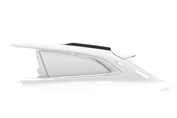 CSR Dachfinnen mit ABE für VW Arteon (Typ 3H) Shooting Brake DF039-L Lackierung erforderlich (unlackiert roh)