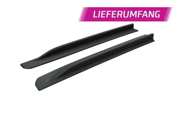 CSR Dachfinnen mit ABE für VW Golf 7 (Typ AU) DF029-S strukturiert schwarz matt (keine Lackierung erforderlich)