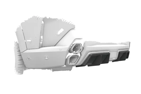 CSR Diffusor | Heckansatz für BMW XM G09 HA499-C Carbon Look Hochglanz (keine Lackierung erforderlich)