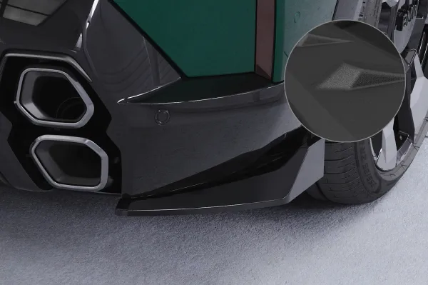 CSR Diffusor | Heckansatz für BMW XM G09 HA502-S Strukturiert schwarz matt (keine Lackierung erforderlich)