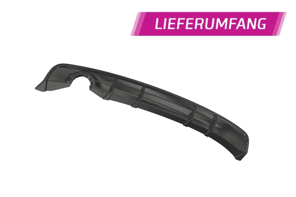 CSR Diffusor | Heckansatz mit ABE für BMW 3er F31 Touring LCI HA287-G Glossy schwarz Hochglanz (keine Lackierung erforderlich)