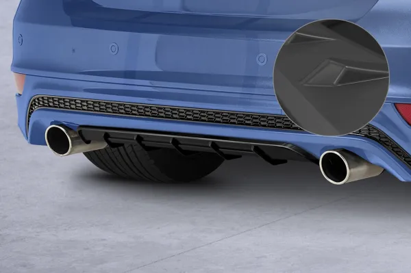 CSR Diffusor | Heckansatz mit ABE für Ford Focus MK3 ST-Line HA299-L Lackierung erforderlich (unlackiert roh)