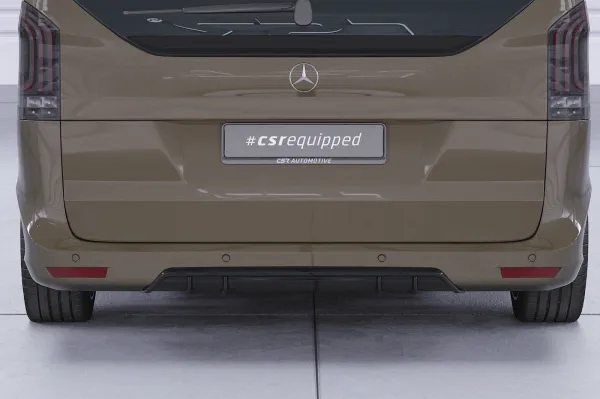 CSR Diffusor | Heckansatz mit ABE für Mercedes-Benz V-Klasse 447 HA426-C Carbon Look Hochglanz (keine Lackierung erforderlich)