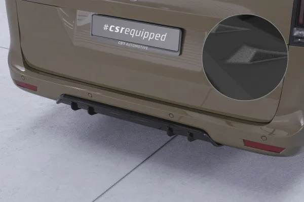 CSR Diffusor | Heckansatz mit ABE für Mercedes-Benz V-Klasse 447 HA426-S strukturiert schwarz matt (keine Lackierung erforderlich)