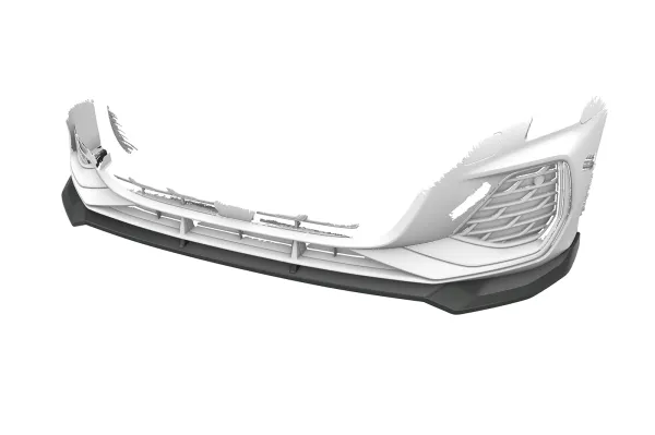 CSR Frontspoiler | Cup-Spoilerlippe mit ABE für Audi A3 S-Line / S3 (8Y) CSL375-S strukturiert schwarz matt (keine Lackierung erforderlich)