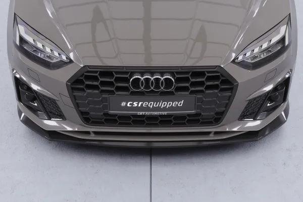 CSR Frontspoiler | Cup-Spoilerlippe mit ABE für Audi A5 F5 Sportback CSL929-L Lackierung erforderlich (unlackiert roh)