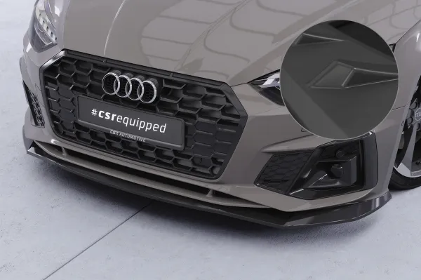 CSR Frontspoiler | Cup-Spoilerlippe mit ABE für Audi A5 F5 Sportback CSL929-L Lackierung erforderlich (unlackiert roh)