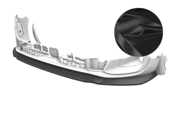 CSR Frontspoiler | Cup-Spoilerlippe mit ABE für Audi A5/ S5 B10 (Typ FU) CSL023-G Glossy schwarz Hochglanz (keine Lackierung erforderlich)