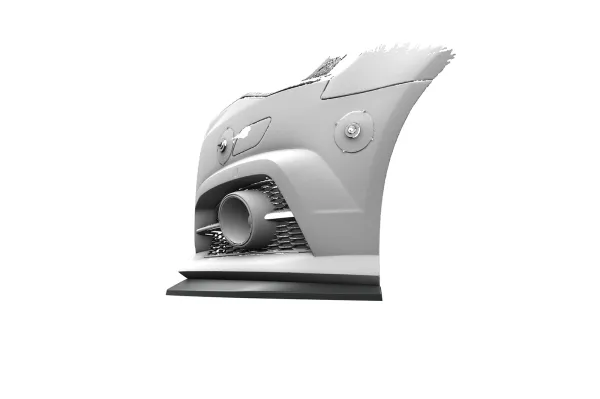 CSR Frontspoiler | Cup-Spoilerlippe mit ABE für Audi A6 S-Line / S6 C7 (Typ 4G) CSL019-L Lackierung erforderlich (unlackiert roh)