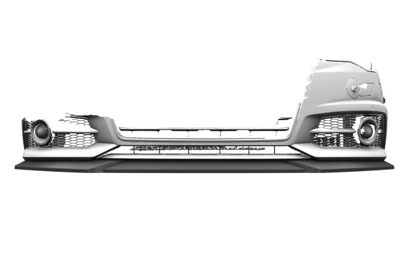 CSR Frontspoiler | Cup-Spoilerlippe mit ABE für Audi A6 S-Line / S6 C7 (Typ 4G) CSL019-G Glossy schwarz Hochglanz (keine Lackierung erforderlich)