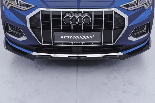 CSR Frontspoiler | Cup-Spoilerlippe mit ABE für Audi Q3 (F3) CSL930-L Lackierung erforderlich (unlackiert roh)