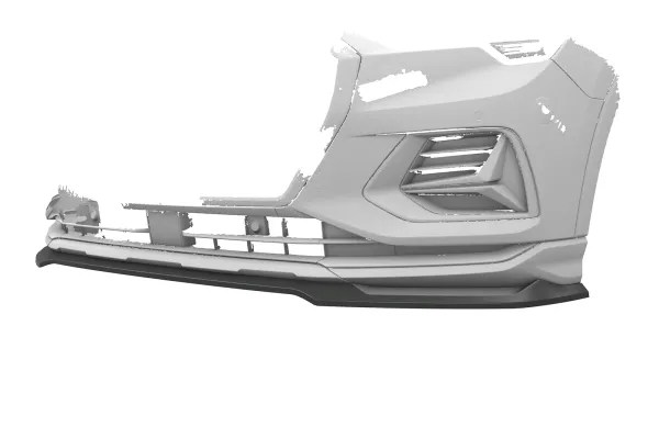 CSR Frontspoiler | Cup-Spoilerlippe mit ABE für Audi Q3 (F3) CSL930-S strukturiert schwarz matt (keine Lackierung erforderlich)