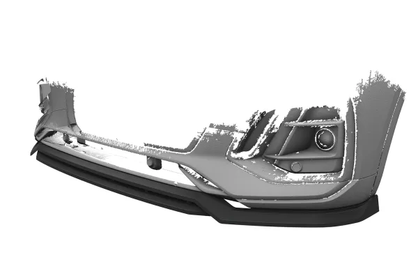 CSR Frontspoiler | Cup-Spoilerlippe mit ABE für Audi Q5 (FY/FYT) S-Line / SQ5 (FY) CSL689-C Carbon Look Hochglanz (keine Lackierung erforderlich)