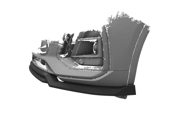 CSR Frontspoiler | Cup-Spoilerlippe mit ABE für Audi Q5 (FY/FYT) S-Line / SQ5 (FY) CSL689-C Carbon Look Hochglanz (keine Lackierung erforderlich)