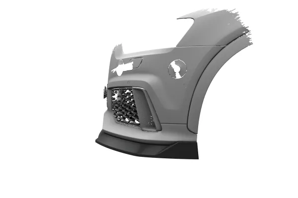 CSR Frontspoiler | Cup-Spoilerlippe mit ABE für Audi RSQ3 (8U) CSL879-L Lackierung erforderlich (unlackiert roh)