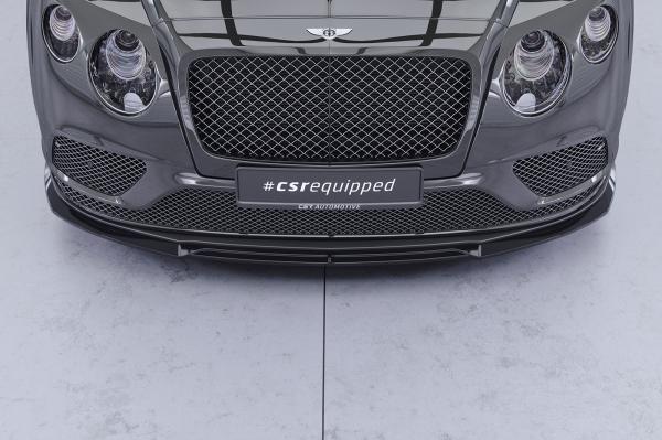 CSR Frontspoiler | Cup-Spoilerlippe mit ABE für Bentley Continental GT (2.Gen) Speed CSL016-L Lackierung erforderlich (unlackiert roh)