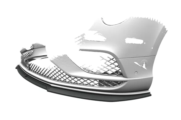 CSR Frontspoiler | Cup-Spoilerlippe mit ABE für Bentley Continental GT (2.Gen) Speed CSL016-S strukturiert schwarz matt (keine Lackierung erforderlich)