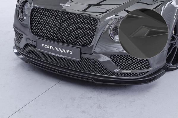 CSR Frontspoiler | Cup-Spoilerlippe mit ABE für Bentley Continental GT (2.Gen) Speed CSL016-L Lackierung erforderlich (unlackiert roh)