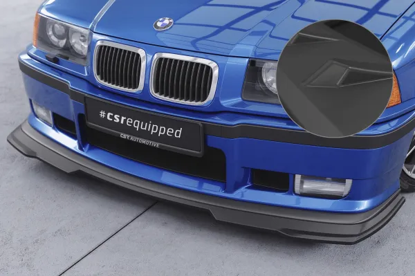 CSR Frontspoiler | Cup-Spoilerlippe mit ABE für BMW 3er E36 CSL755-L Lackierung erforderlich (unlackiert roh)